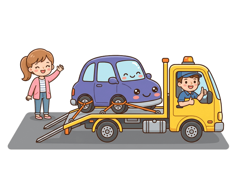 Step 3: We Collect — Our flatbed comes to you anywhere in Penge & Anerley. Typically within 24–48 hours. Driveway, garage, or street — we'll find you.